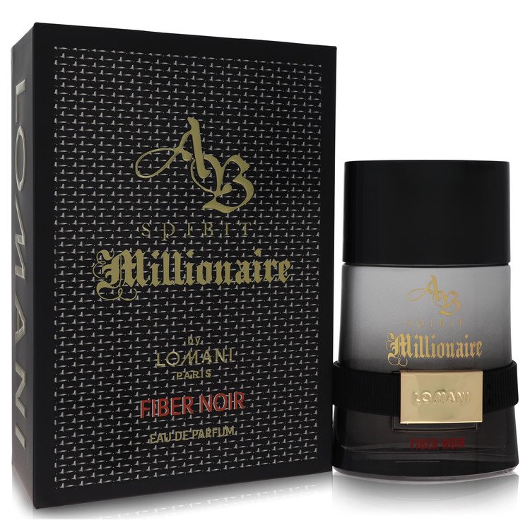 Lomani Ab Spirit Millionaire Fiber Noir eau de parfum for men - Image 2