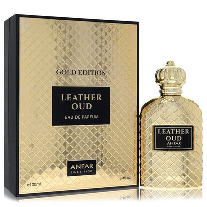 Anfar Leather Oud Gold Edition eau de parfum for men - Image 2