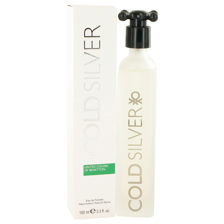 Benetton Cold Silver eau de toilette for men - Image 2