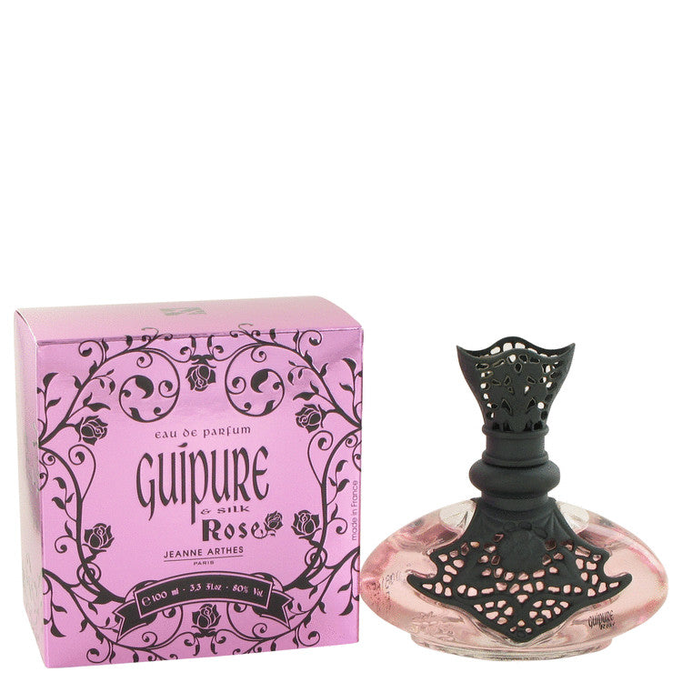 Guipure & Silk Rose