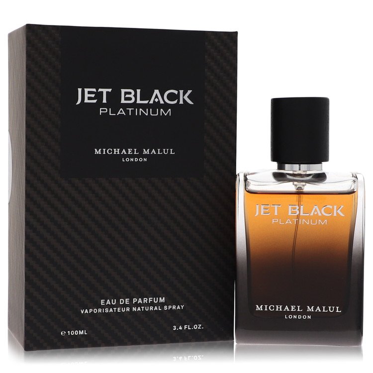 Michael Malul Jet Black Platinum eau de parfum for men - Image 2
